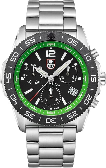 Luminox - Pacific Diver Chronograph - Mens Watch - Dive Watch - Swiss Quartz - 200M Water Resistant - Sapphire Crystal - Stainless Steel - Watches for Men - Swiss Made