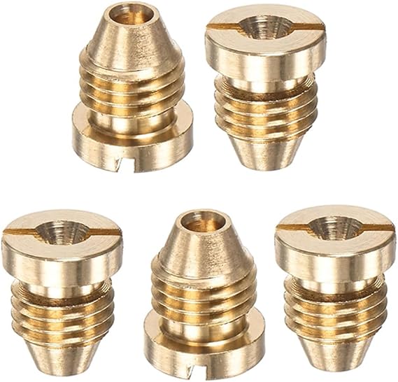 5/10PCS Stainless Steel/Brass Foam Cannon Orifice Nozzle and Stainless Steel Foam Manufacturer Universal Thread Snow Foam Spear Tips Copper 1.15mm 5pcs
