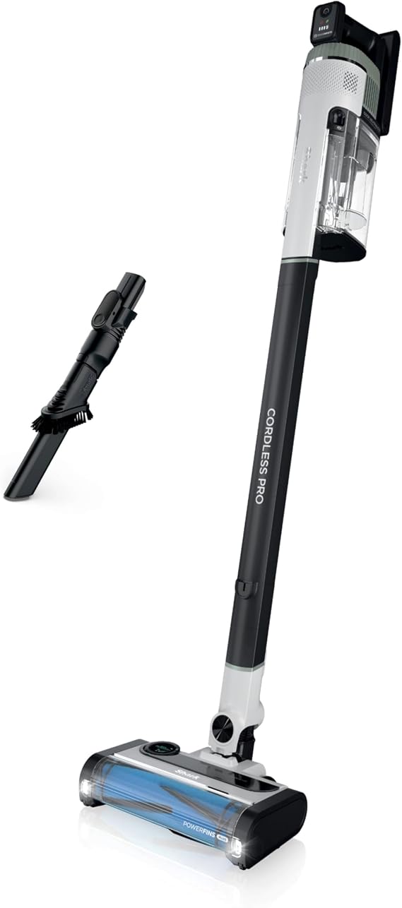 Shark Cordless Pro Vacuum, IZ562H | Clean Sense IQ & Odor Neutralizer, PowerFins Plus Brushroll, Includes Duster Crevice Tool, 40-Min Runtime, without MultiFLEX