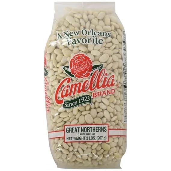 Camellia Brand Great Northern Beans Dry Bean, 2 Pound Bag