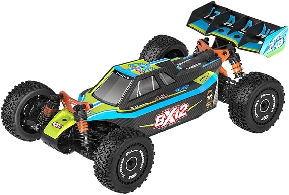 ZD Racing BX-12 1/12th Scale Brushless Buggy 3S RC1/12 Racing Off-Ro Ad Car Natural Rubber Tire Skin Top Is More Stable, Blue