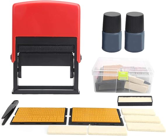 Portable Coding Machine - Hand Held Printer Ink Date Coding Machine Manual Date Coding Stamp Machine Industrial Control Supplies for ProductionExpiry Date, Card Slot Type