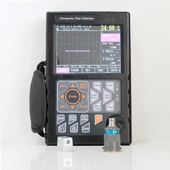 JTFD520 Portable Ultrasonic Flaw Detector - 0.5-15MHz, 120dB, Auto Flaw Detection, IP65, 500 A-Scan Memory - Precise Weld Inspection and Material Testing Device