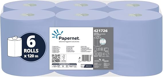 Papernet, 6 Rolls of Hand Towel, 2-Ply