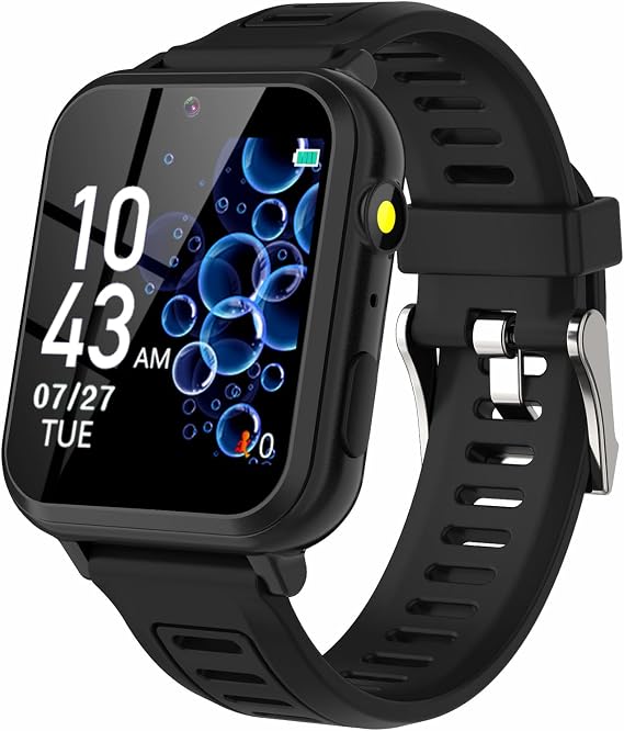 Kids Smart Watch Boys, Kids Smart Game Watch with 39 Games HD Touch Screen | Video Camera Music Player Pedometer Flashlight Alarm Clock 12/24 hr Kid Watches for Boy Gifts for 5-12 Year Olds Boy Girl