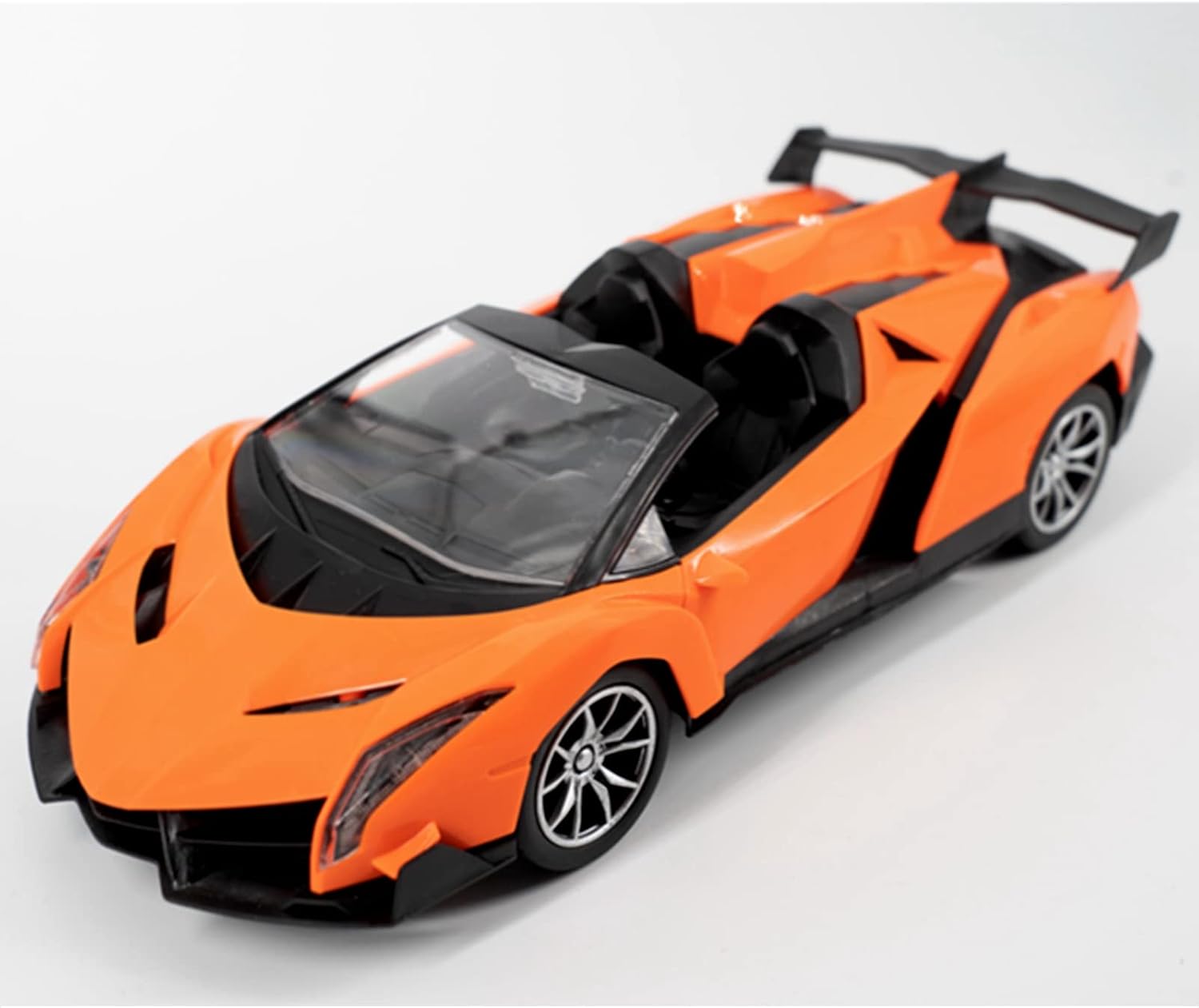 Electric Sport Roadster,116 Orange Sports Racing Remote Control Car,RC Model Toy for Kids Aged 4-12