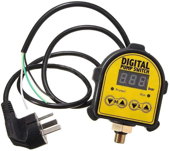 1 Pcs Automatic Digital Pressure Controller 220v Water Pump Pressure Switch Controller with Automatic Protection Against Water Shortage