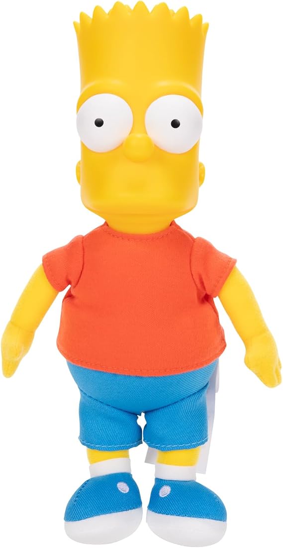 Disney The Simpsons Bart Plush Features Soft Fabric Body with Sculpted Head Officially Licensed by Disney