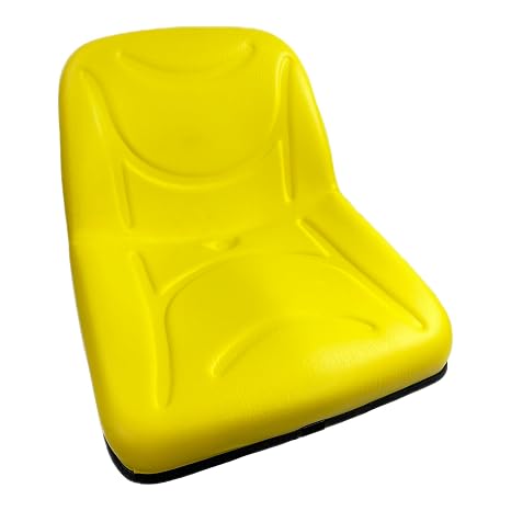 E-AM144590 Yellow Highback Seat for John Deere GT242, GT262, GT275, LX172, LX173, LX176, LX178, LX186, LX188, SST16+++