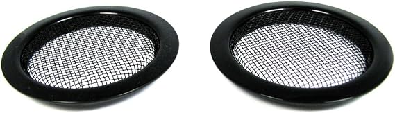 2pc. Screened Black Resonator Sound Hole Inserts