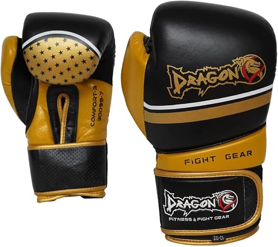 Boks Eldivenleri-Dragon Boks MMA Kickboks Eğitimi için En İyisi-Kaliteli Deri Boks Eldiveni
