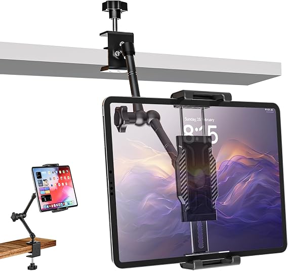 Desk Kitchen Tablet Holder - Suitable for Tabletop & Cabinet