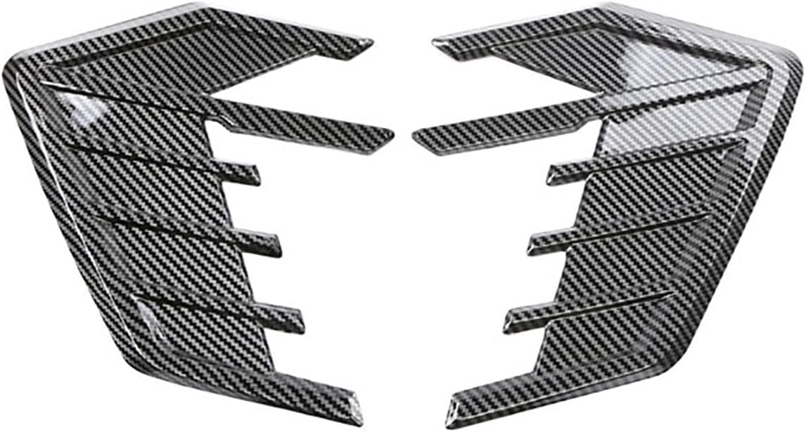 Compatible with Toyota Tundra Alphard Senna, Car Mudguard Side Wing Air Vent Trim Sticker Exterior body accessories (2 pcs),carbon fiber look