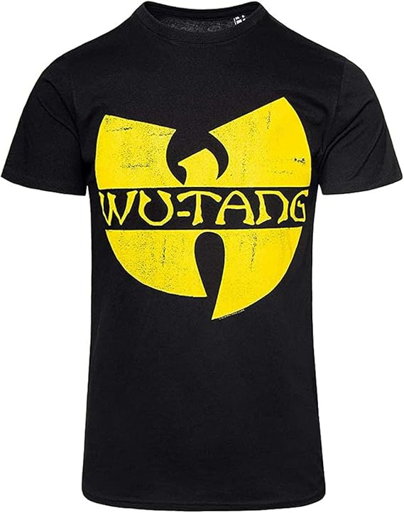 Wu-Tang Clan Distressed Logo Black T-Shirt Tee