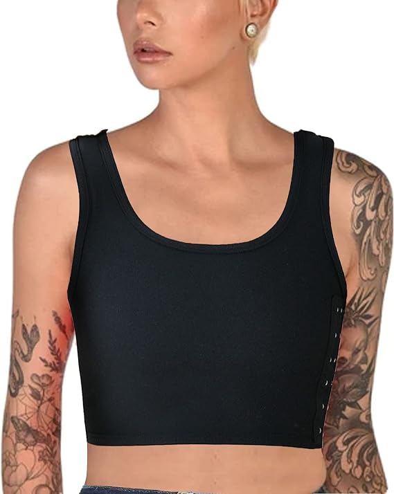 VENDAU Chest Binder for Transgender Ftm Chest Binders for Women Binder Trans Breast Binder Chest Binders Bra Binder Tank Top
