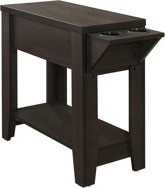 Monarch Specialties ACCENT TABLE, One Size, CAPPUCCINO