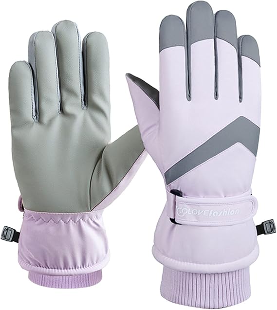 Thermal Gloves for Men, Waterproof Cycling Gloves, Anti-Slip Sport Winter Gloves Waterproof Thermal Touch Screen Windproof Warm Men Women for Running, Hiking, Skiing & Outdoor Sports Warm Gloves Men