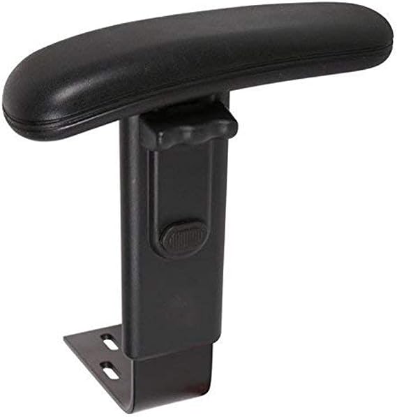 BOSS Office Products B909JARM Adjustable Chair Arm Kit, Black, (2) Chair Compatible