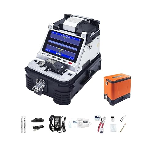 Signal Fire Ai-20 Fusion Splicer - High-Precision One-Step Fiber Cutter, Integrated Optical Splicer & 3 in 1 Fiber Holder with VFL and OPM Function