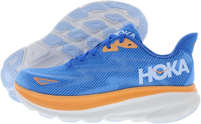 HOKA ONE ONE Clifton 9 Mens Shoes Size 9.5, Color: Coastal Sky All Aboard