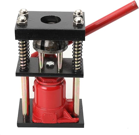 Hydraulic Hose Crimper Machine Manual Hose Crimper Benchtop Bottle Jack Press Crimp, 6 Tons 6 Teeth High Pressure Sprayer Hose Pressing Hydraulic Clamp Size range:13-20 mm/0.51-0.79
