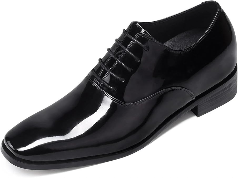 CHAMARIPA Men's Oxfords Elevator Shoes Invisible Height Increasing Shoes