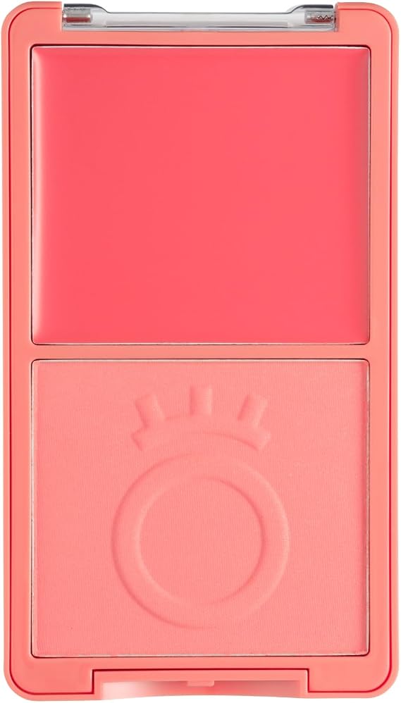 Collection Cosmetics Cream & Powder Blush Duo, Instant Pigment, Lightweight and Buildable, Seeing Double