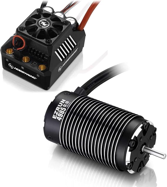 Hobbywing COMBO EZRUN MAX6 ESC 4985-1650KV MOTOR (BLACK) 5mm