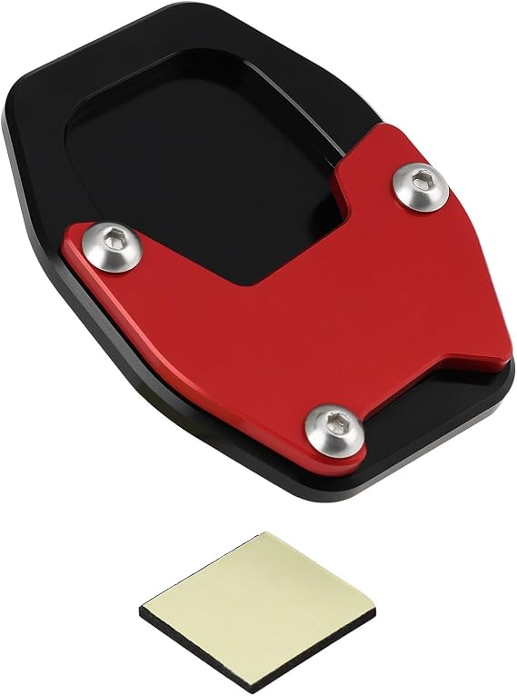 Motorcycle Modified Footrest Widened Anti Slip Pad Aluminum Alloy Compatible with Honda X-ADV 750 NC750X/DCT Forza 750/NS7750, Red