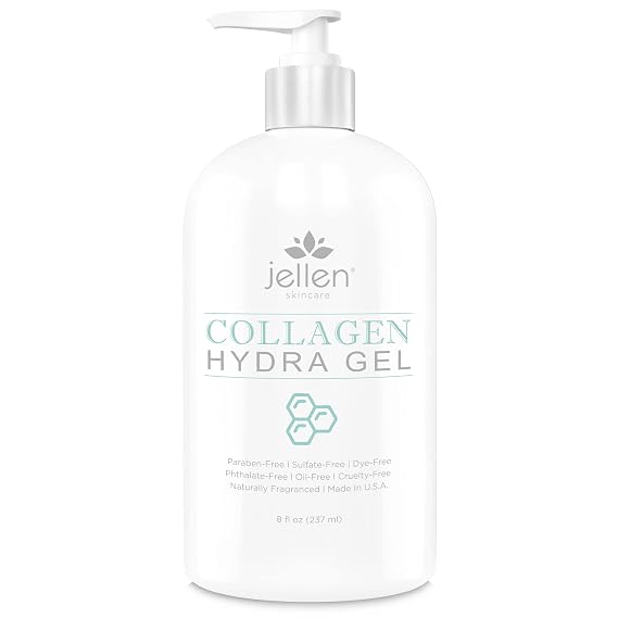 Jellen Collagen Conductive Facial Gel, Microcurrent & Ultrasonic, 8 oz