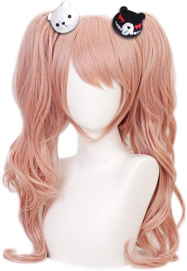 OSIAS Junko Enoshima Cosplay Wigs,Anime Cosplay Wigs With Free Cap