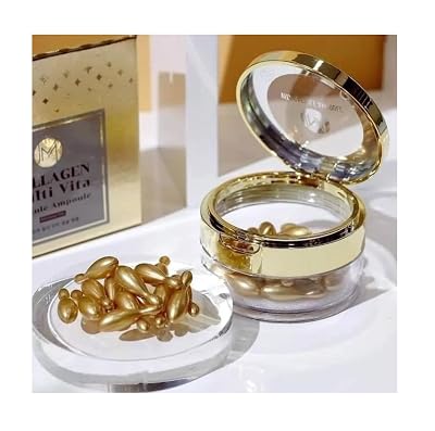 V72_Korea JM FRESH Collagen Multi Vita 38 Capsules Ampoule - Help nourish the skin from within, prevent signs of aging, moisture and smooth skin - 38 Vien Nang Collagen Tuoi