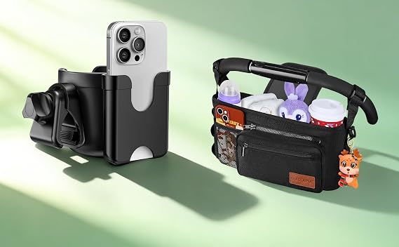 Stroller Accessories: Stroller Organizer & Stroller Cup Holder