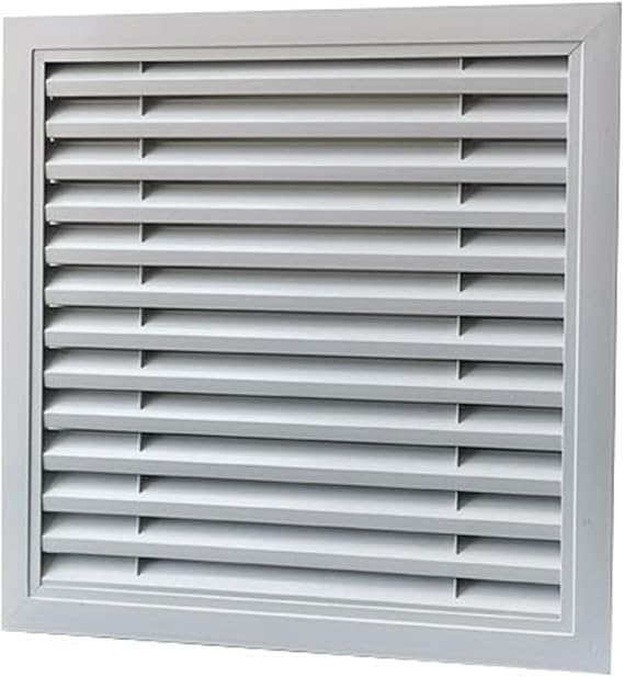 MBROS Air Vent Cover Aluminum Ventilation Grate Air-Conditioning Louver Grille Wall Ceiling Air Outlet Grille House Ventilation System Recuperator Square Air Louver Vent Air Vent Grille