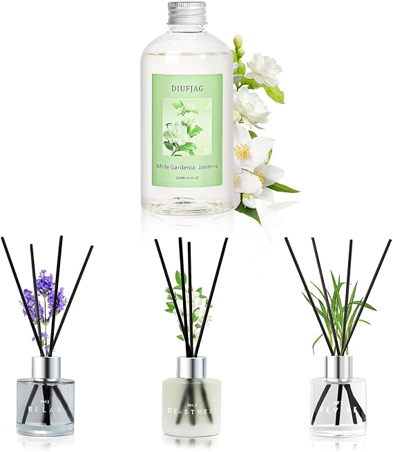 3 Pack Fragrance Reed Diffuser and 250ml Reed Diffuser Refills