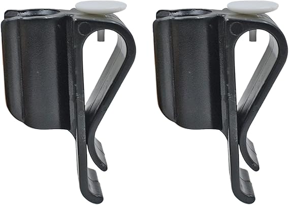 PCTC Golf Club Bag Clips On Putter Clamp Holder Organizer Value Durable Plastic Black Putting Clip Golf Accessories for Men Women Golfer