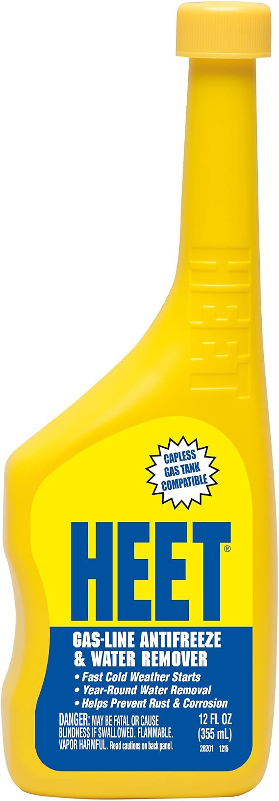 HEET Water Remover & Gas Line Antifreeze, 12 oz
