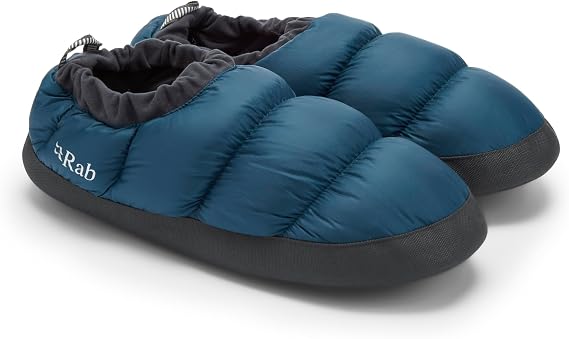 Rab Down Hut Slipper | 700-Fill, Lightweight, Insulated, Toe Warmers for Skiing & Mountaineering