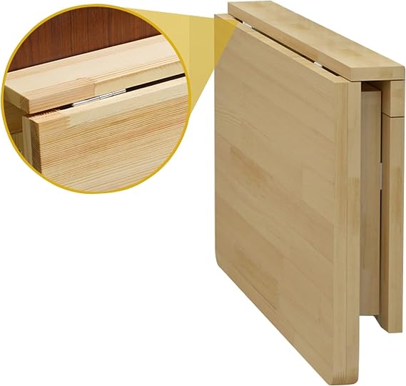 For Small Spaces Fold Down Drop Leaf Desk for Kitchen Workbench Computer Desk Space Saving Multi purpose Hanging Table(80x50cm/31inchx20inch)