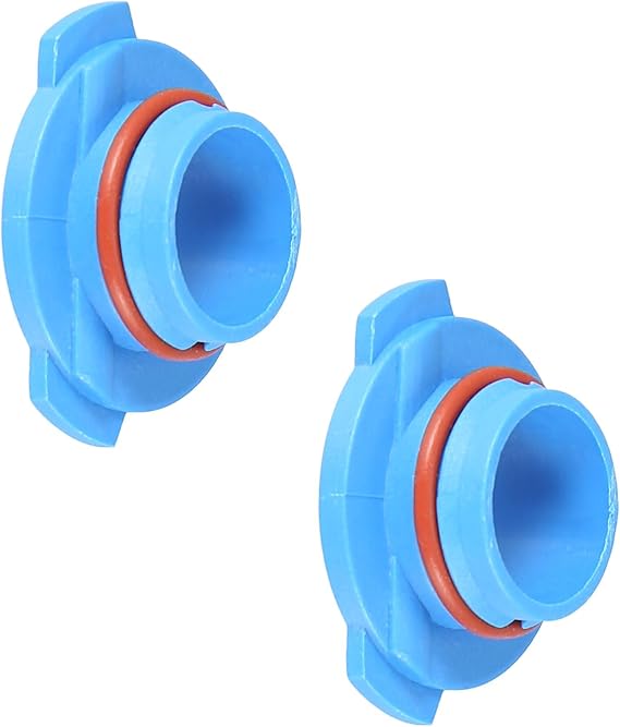 2PCS 9005 HB3 LED Headlight Retainer Adapter Base Socket Holders Universal Fit for Halogen to LED Conversion, Blue Plastic Clips for Car Headlamp Housing
