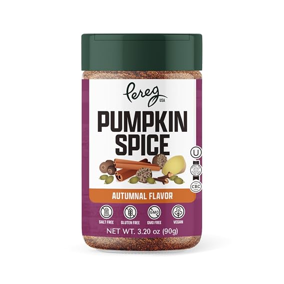Pereg Pumpkin Pie Spice 3.2 Oz - Savory Spice Blend - No Artificial Ingredients - Pumpkin Spice - Exotic Flavors - Organic Spices - Vegan - The Gourmet Collection Spice Blends - Kosher Certified