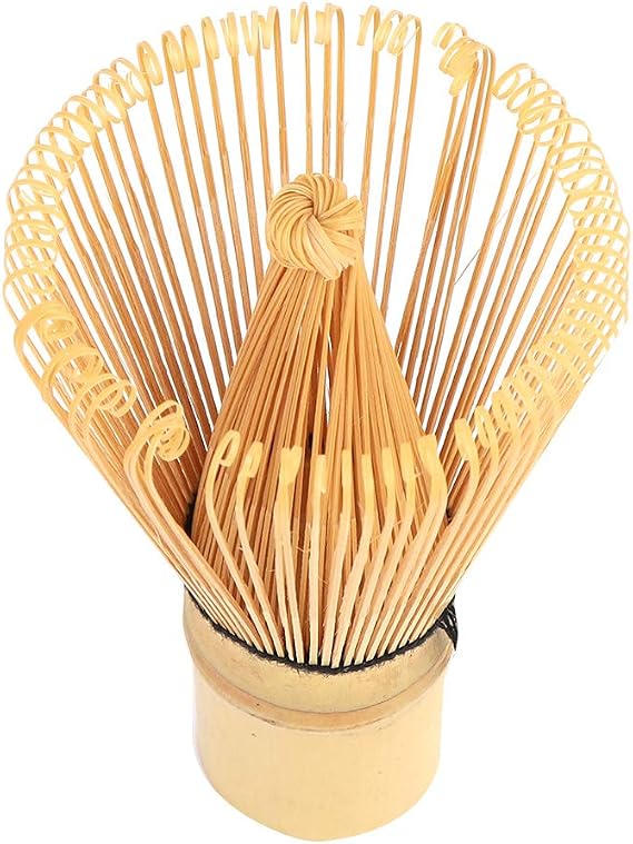 Matcha Set, Japanese Matcha Ceremony Accessory Traditional Matcha Whisk with Spoon for Matcha Tea Preparation Handmade Matcha Kit Matcha Making Kit Japanese Tea Set for Matcha Starter Kit