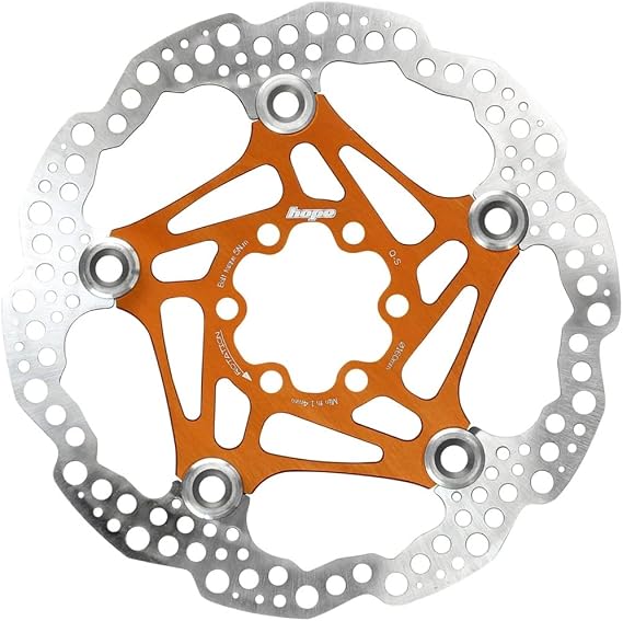 Hope Floating Disc Brake Rotor (Orange, 160mm)