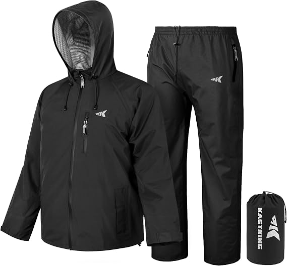KastKing HydroSense Essential Waterproof Beathable Lightweight Rain Suit