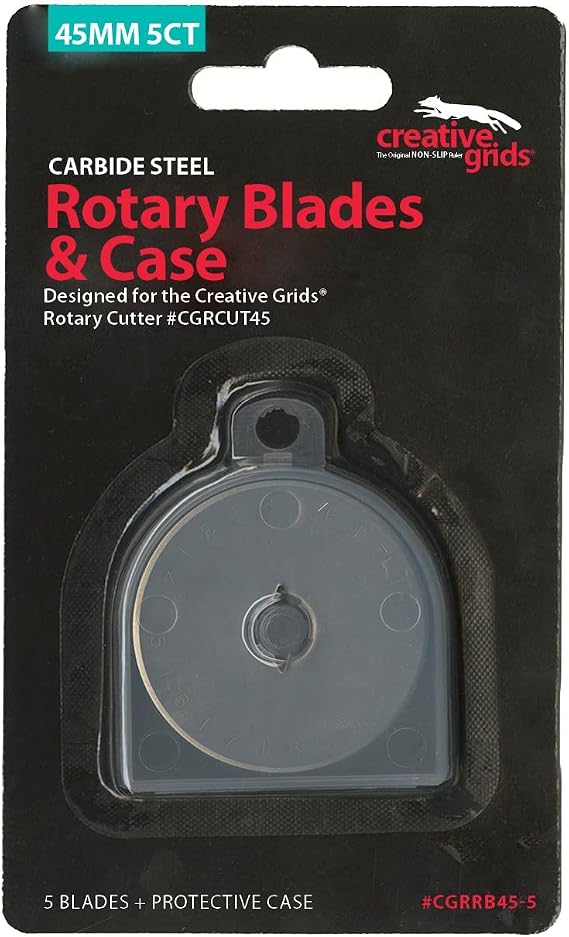 CreativeGrids 45mm Replacement Rotary Blade 5-Pack