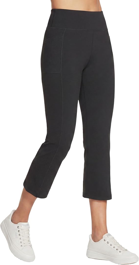 Skechers Womens Go Walk High Waisted Crop PantPants