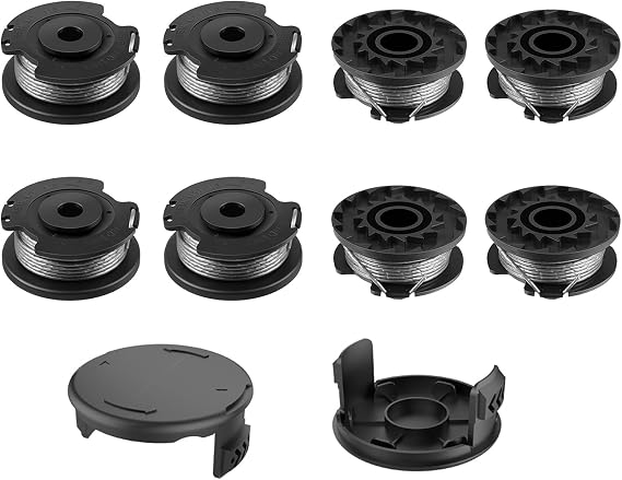 10 Pack Bosch String Trimmer Replacement Spool, 0.062" 16ft Cutting Line Spool Compatible with Cordless Grass Trimmer Art 23 SL and Art 26 SL (Replacement:F016800385)