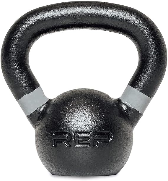 REP Fitness Single Kettlebells Weight Range, Cast Iron, Strength Training, Power Workout Equipment, Home Gym, Free Weights, Dumbbell Alternative, Exercise, Men, Women