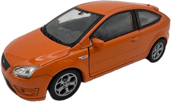 DROMADER Ford Focus ST model car 1:39, orange - Detailed collector's model Welly | Miniature vehicle