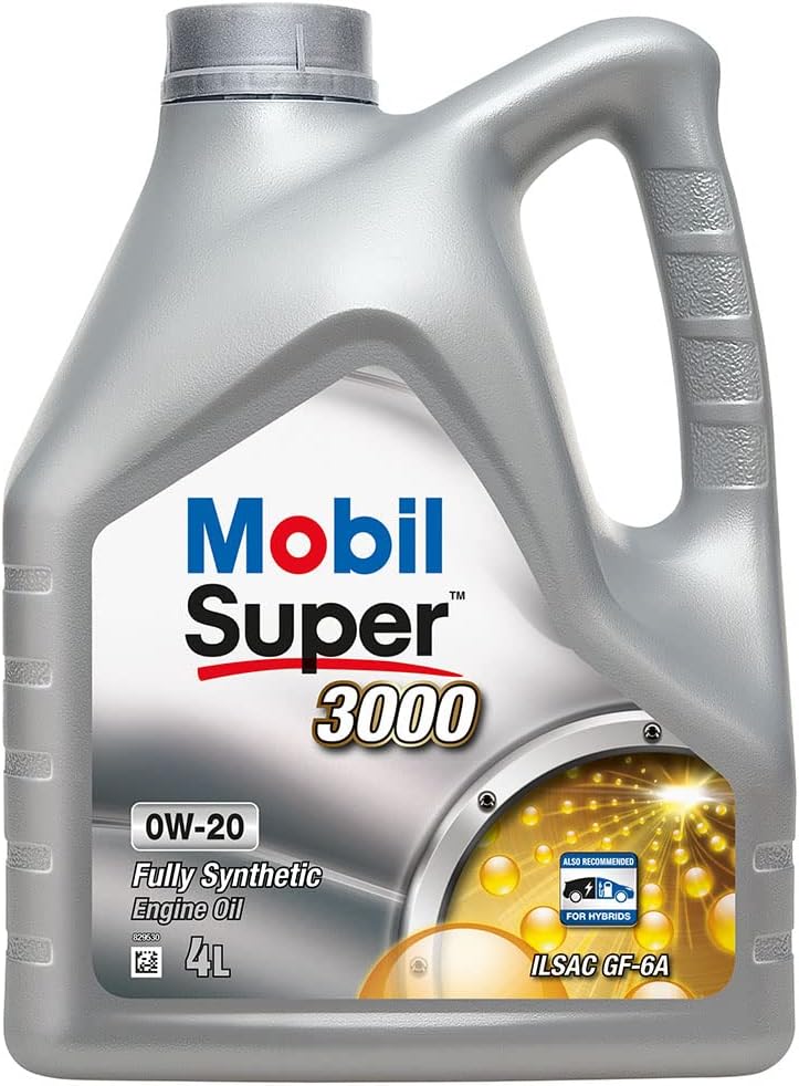 Mobile Super 3000 0W20 Engine Oil 4L
